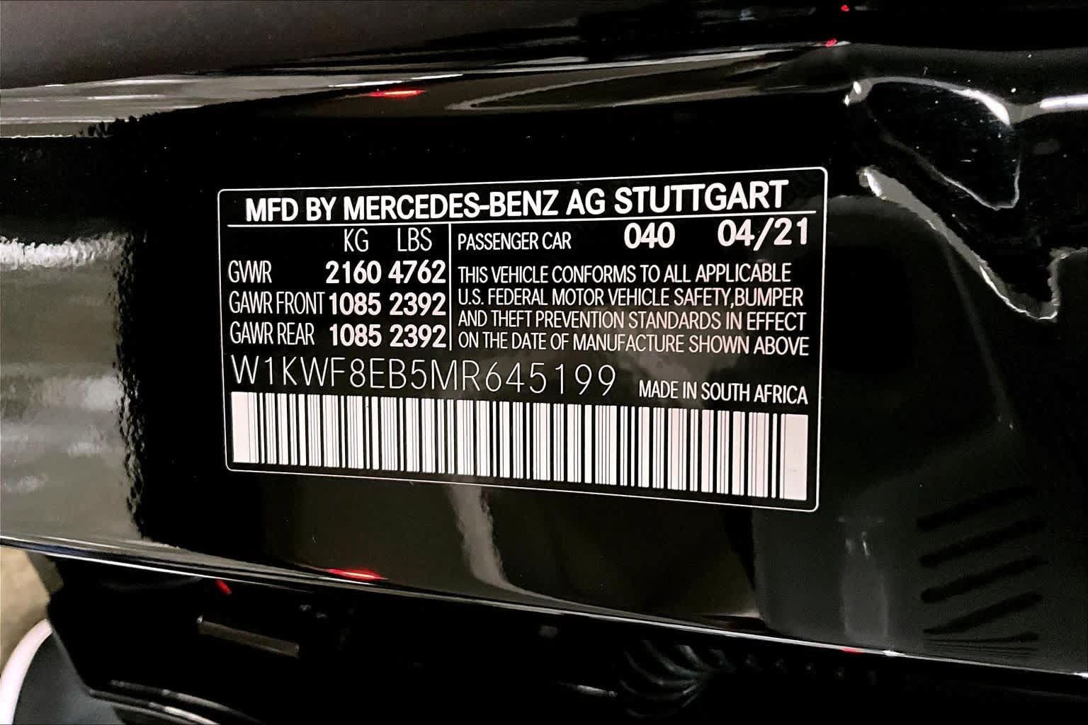 Certified 2021 Mercedes-Benz C 300 4MATIC Sedan image 34