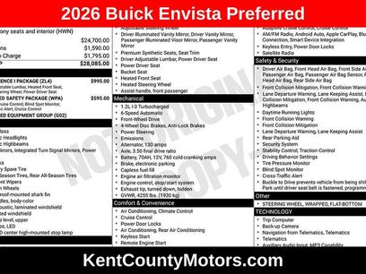 Used 2026 Buick Envista Preferred w/ Convenience I Package