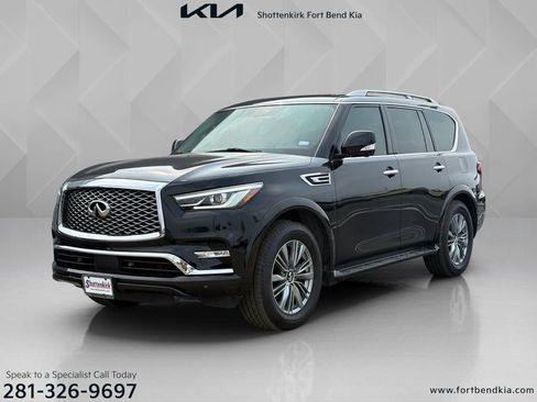 Used 2022 INFINITI QX80 Luxe w/ Cargo Package RWD image 1