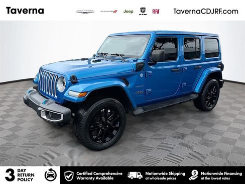 Used 2022 Jeep Wrangler Unlimited Sahara w/ Cold Weather Group image 1