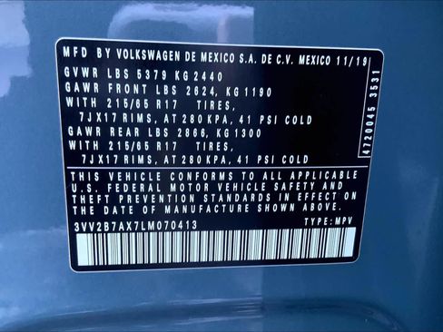 Used 2020 Volkswagen Tiguan SE w/ Panoramic Sunroof Package image 34