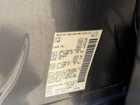 Certified 2022 Nissan Titan SV w/ Accessory Utility Package image 27