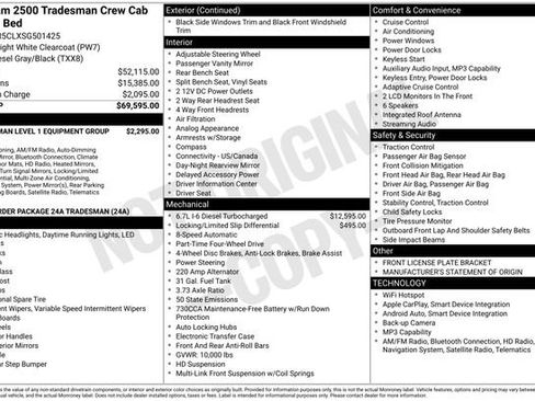 New 2025 RAM 2500 Tradesman image 30