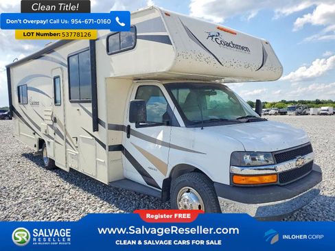 Used 2017 Chevrolet Express 4500 w/ RV Package RWD image 1