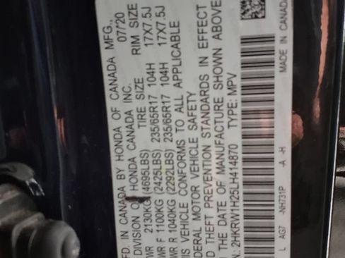Used 2020 Honda CR-V LX image 33