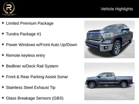 Used 2016 Toyota Tundra Limited w/ Tundra Package #1 AWD/4WD image 9