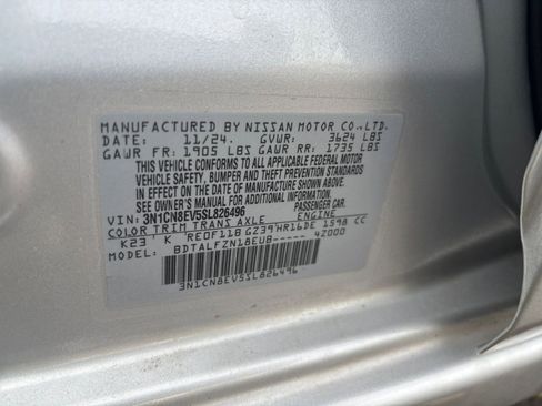 Used 2025 Nissan Versa SV FWD image 27