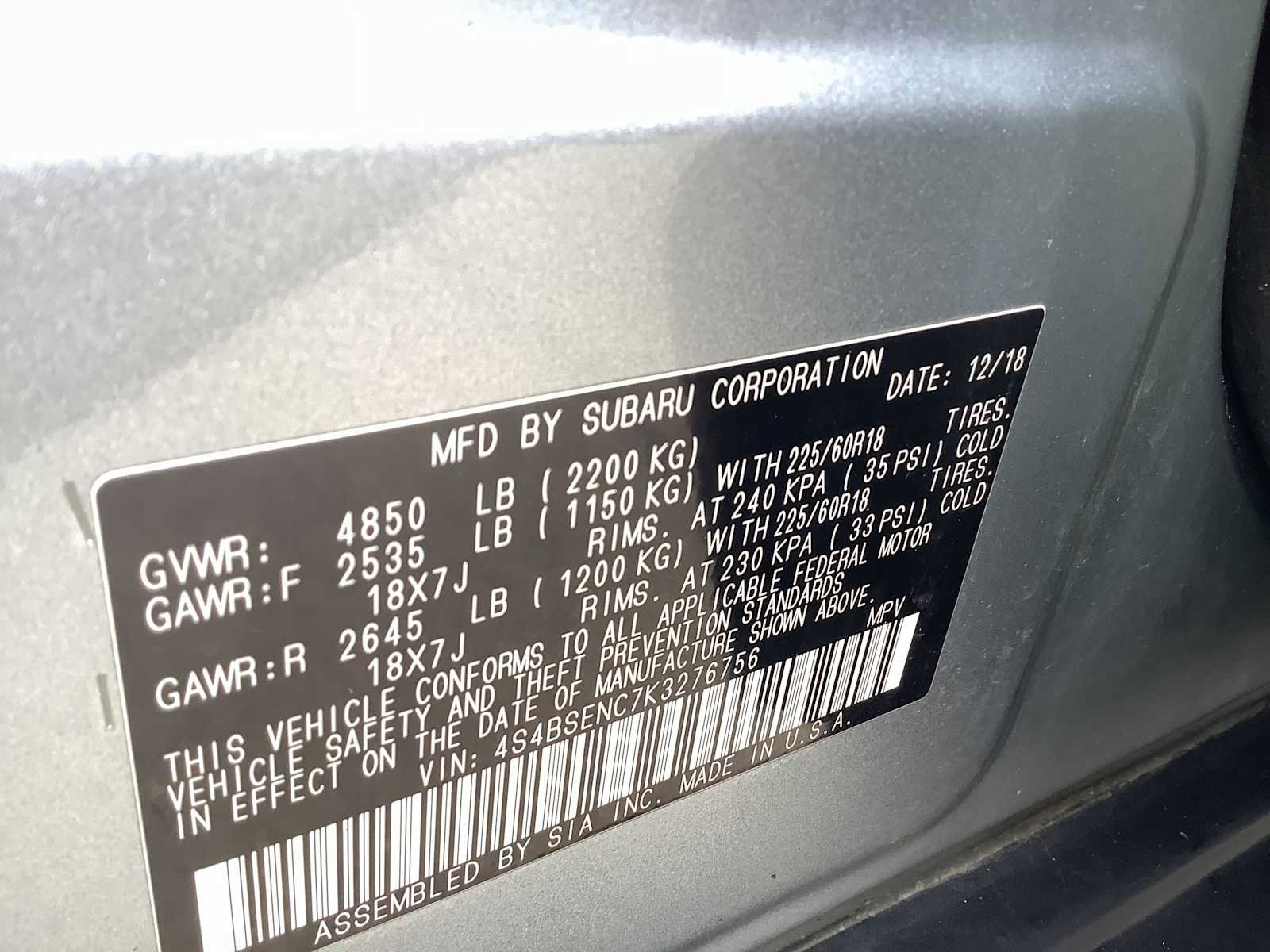 Used 2019 Subaru Outback 3.6R Limited AWD/4WD image 21