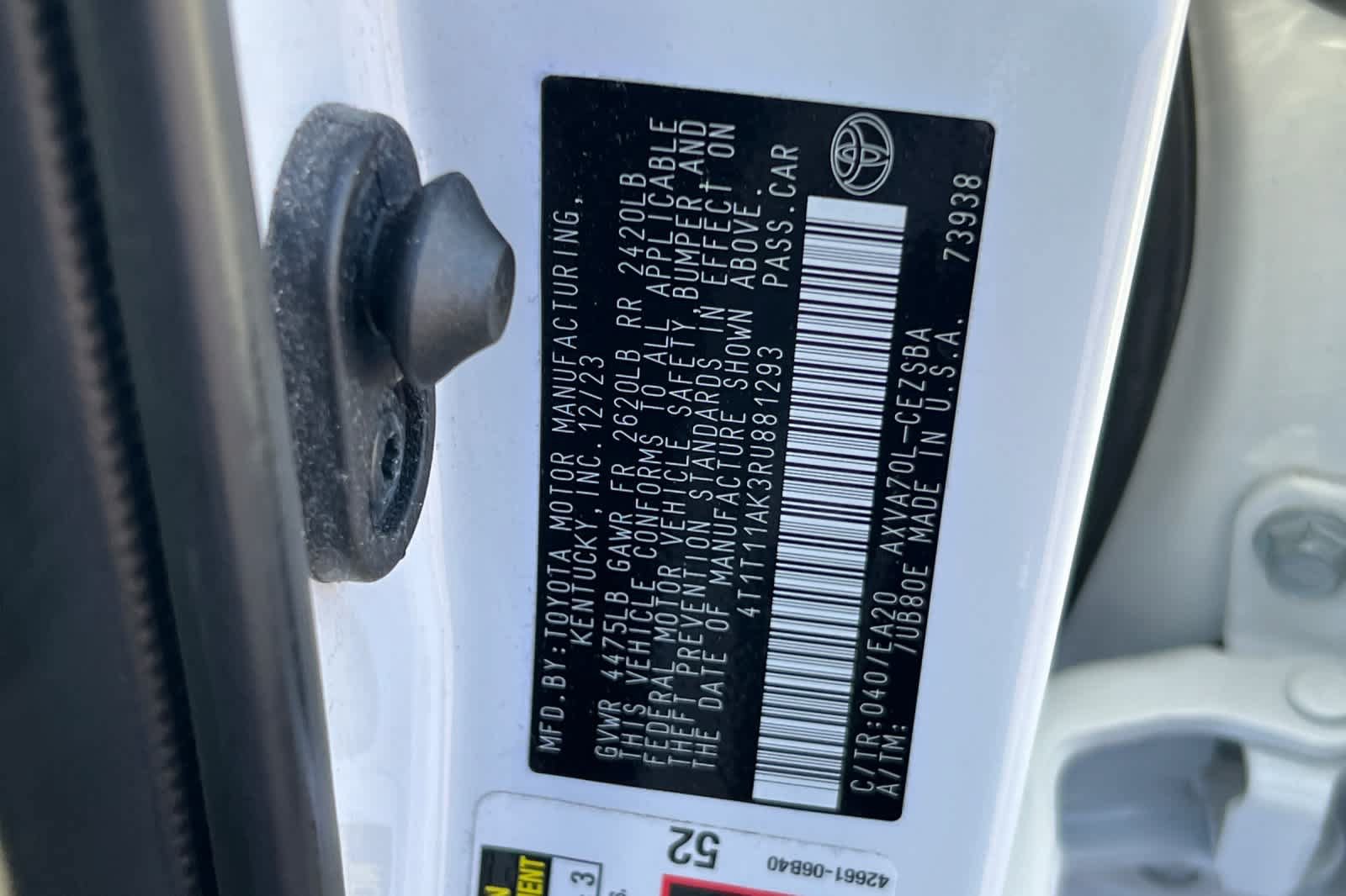 Certified 2024 Toyota Camry SE w/ Convenience Package FWD image 31