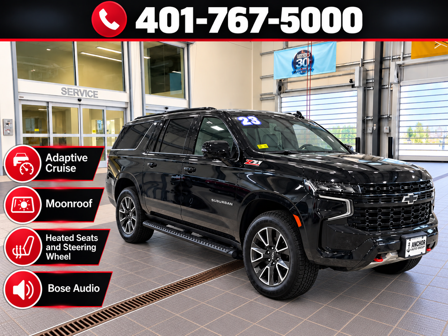 Used 2023 Chevrolet Suburban Z71 w/ Luxury Package AWD/4WD image 1