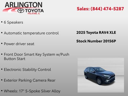 Used 2025 Toyota RAV4 XLE AWD/4WD image 4