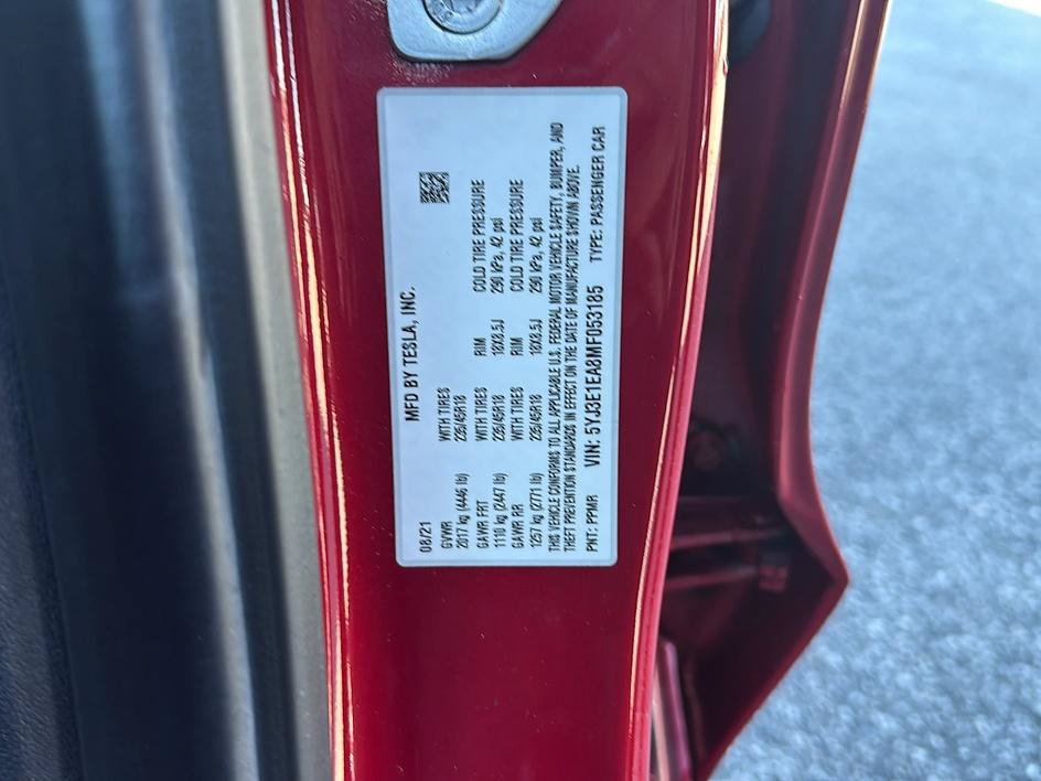 Used 2021 Tesla Model 3 Standard Range Plus RWD image 20