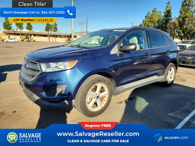 Used 2017 Ford Edge SE w/ Cargo Accessory Package FWD image 1
