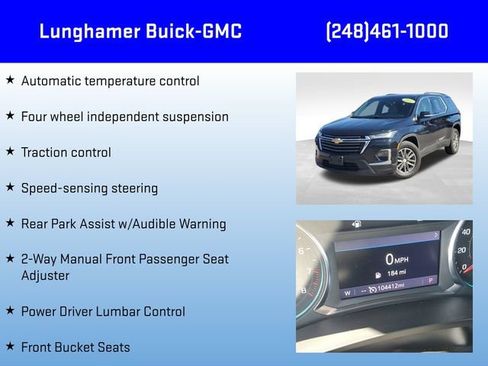 Used 2022 Chevrolet Traverse LT AWD/4WD image 18
