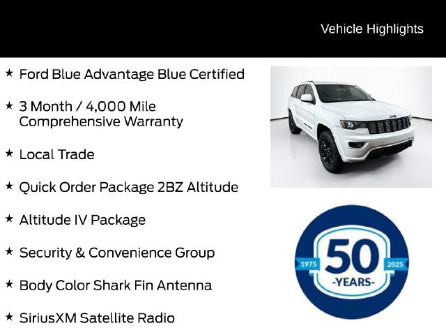 Used 2018 Jeep Grand Cherokee Altitude AWD/4WD image 6