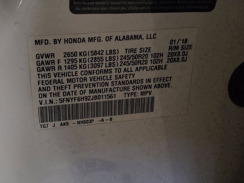 Used 2018 Honda Pilot Touring image 33