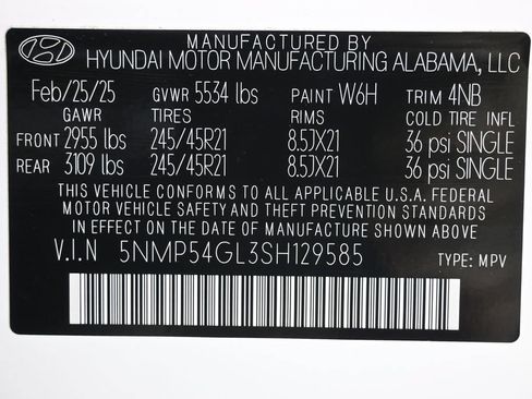 Used 2025 Hyundai Santa Fe Calligraphy FWD image 35
