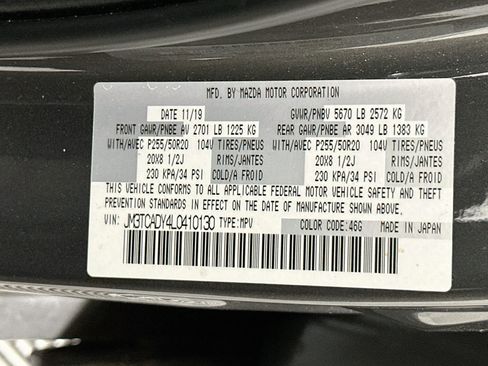 Used 2020 MAZDA CX-9 Grand Touring FWD image 12