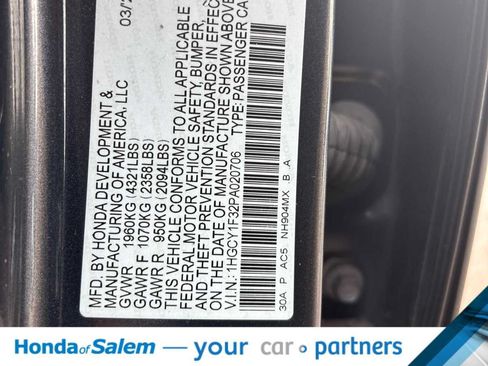 Used 2023 Honda Accord EX image 21