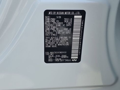 New 2026 INFINITI QX80 Autograph AWD/4WD image 33