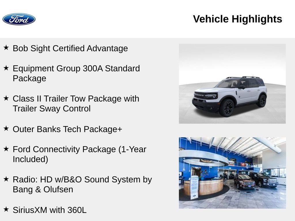 New 2026 Ford Bronco Sport Outer Banks w/ Outer Banks Tech Package+ AWD/4WD image 2