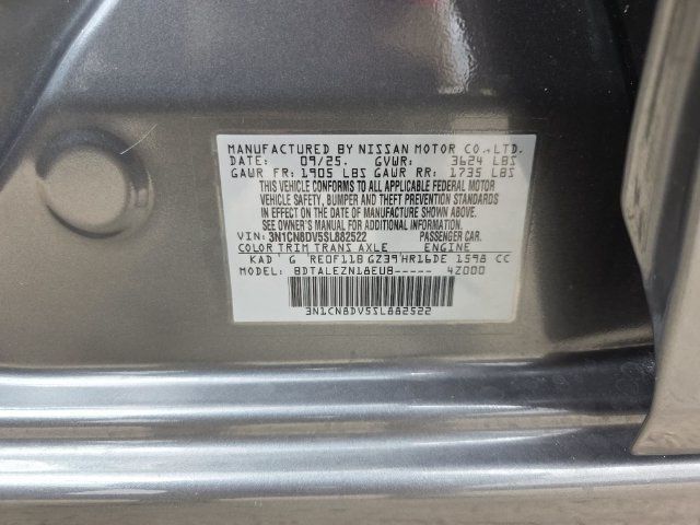 Used 2025 Nissan Versa S w/ Trunk Package FWD image 33
