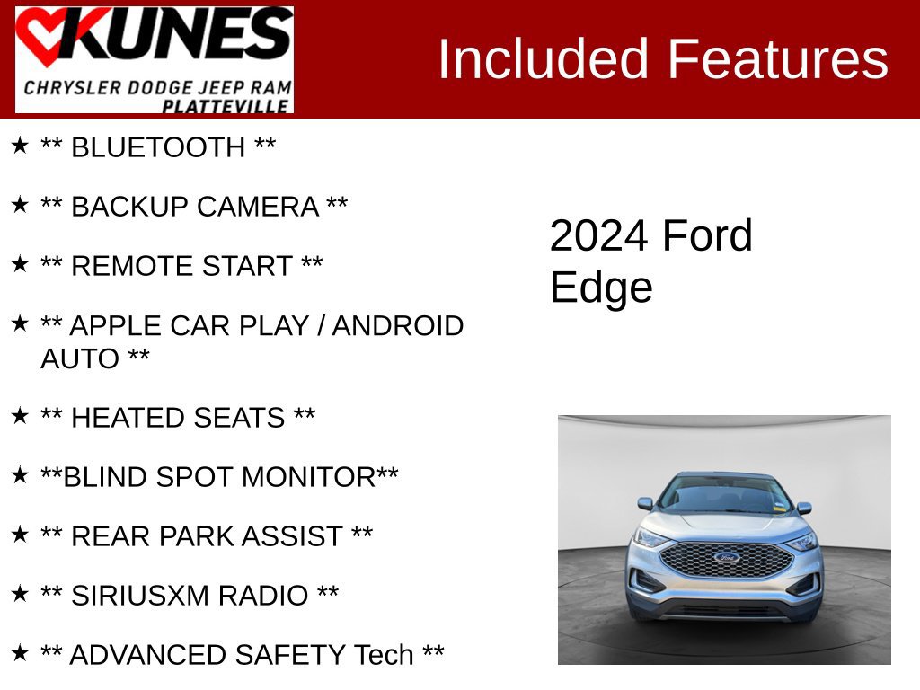 Used 2024 Ford Edge SEL AWD/4WD image 2