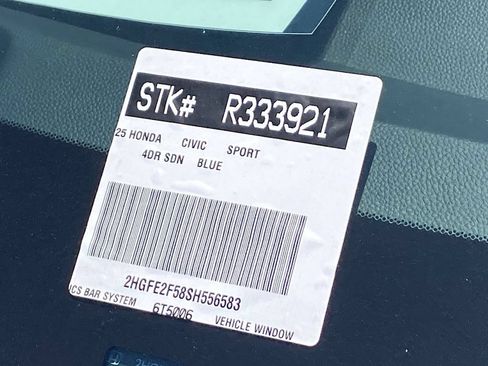 Used 2025 Honda Civic Sport image 37