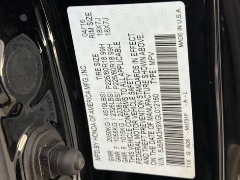 Used 2016 Honda CR-V Touring image 20