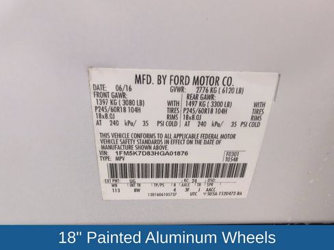Used 2017 Ford Explorer XLT w/ Equipment Group 201A FWD image 43