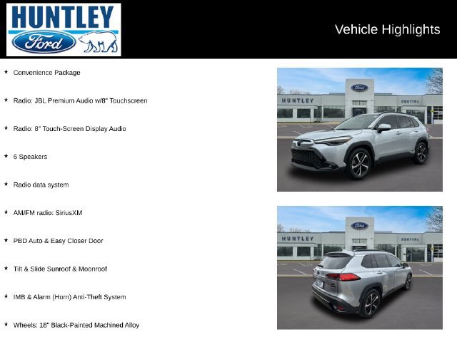 Used 2023 Toyota Corolla Cross AWD Hybrid w/ Convenience Package image 2