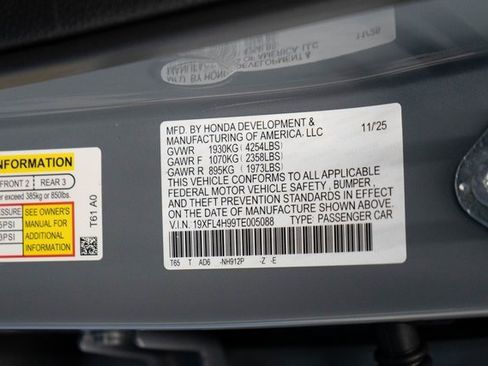 New 2026 Honda Civic Sport Touring image 28