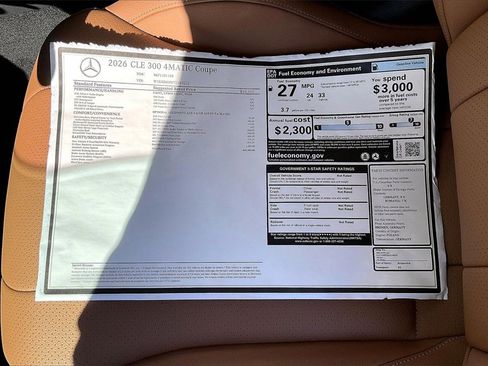 New 2026 Mercedes-Benz CLE 300 4MATIC Coupe image 19