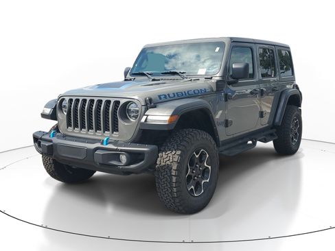 Used 2021 Jeep Wrangler Unlimited Rubicon 4xe w/ Steel Bumper Group AWD/4WD image 4