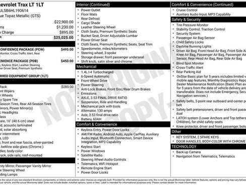 Used 2017 Chevrolet Trax LT w/ Driver Confidence Package FWD image 2