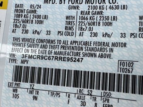 Certified 2024 Ford Bronco Sport Outer Banks w/ Tech Package image 34