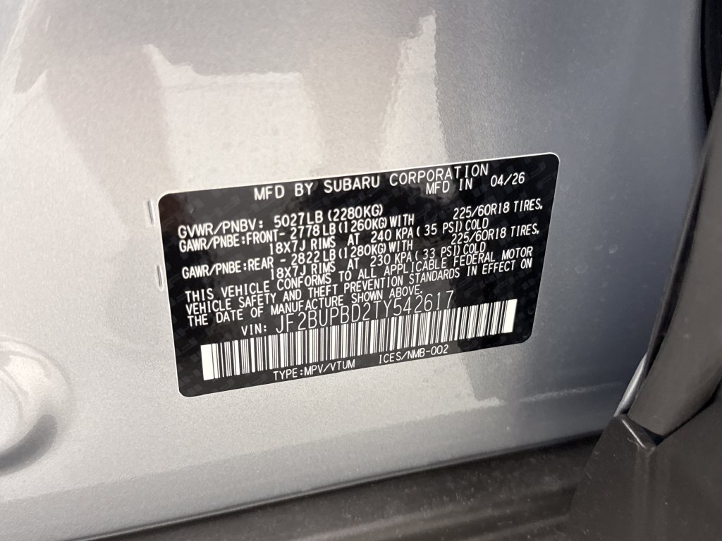 New 2026 Subaru Outback Premium AWD/4WD image 29
