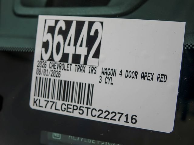 New 2026 Chevrolet Trax RS w/ Driver Confidence Package FWD image 20