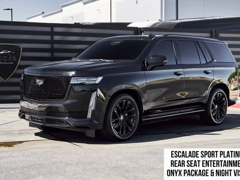 Used 2021 Cadillac Escalade Sport Platinum w/ LPO, ONYX Package image 1