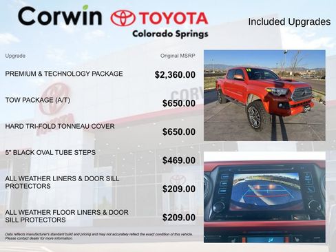 Used 2017 Toyota Tacoma TRD Sport w/ Premium & Technology Package AWD/4WD image 4