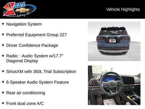Certified 2025 Chevrolet Traverse Z71 w/ Driver Confidence Package image 2