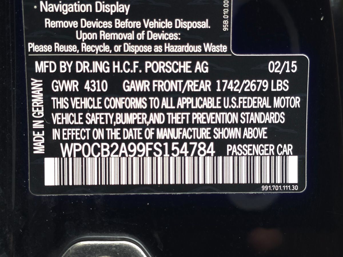 Used 2015 Porsche 911 Carrera 4S AWD/4WD image 41