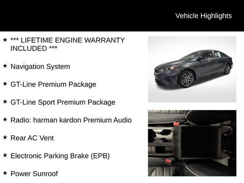 Used 2023 Kia Forte GT-Line w/ GT-Line Premium Package image 2