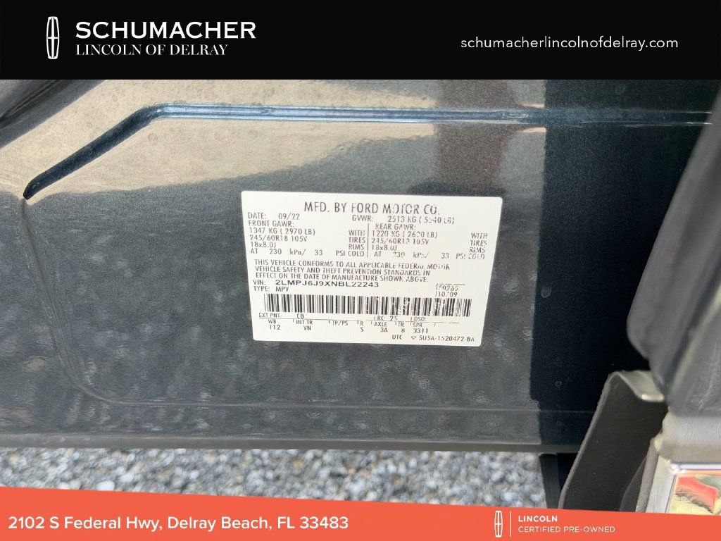 Used 2022 Lincoln Nautilus FWD w/ Premium Package image 16