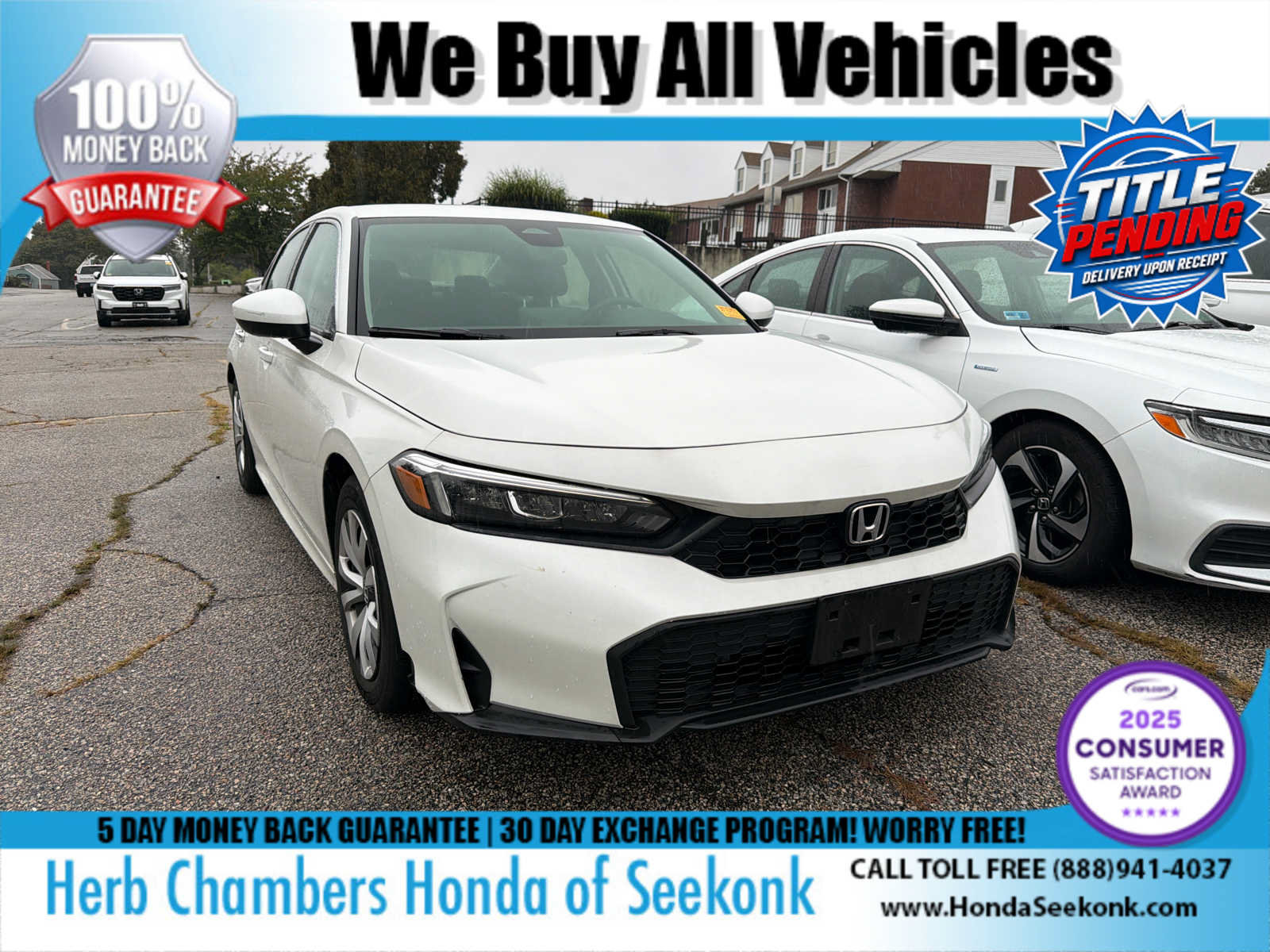 Used 2025 Honda Civic LX image 1