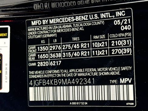 Certified 2021 Mercedes-Benz GLE 350 4MATIC image 34