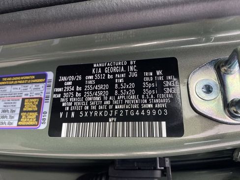 New 2026 Kia Sorento SX image 49