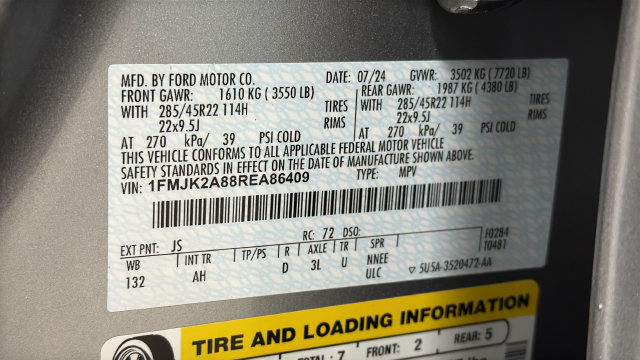Used 2024 Ford Expedition Max Limited AWD/4WD image 32