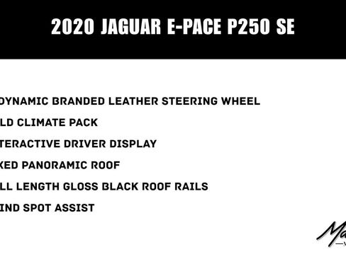 Used 2020 Jaguar E-PACE SE AWD/4WD image 57