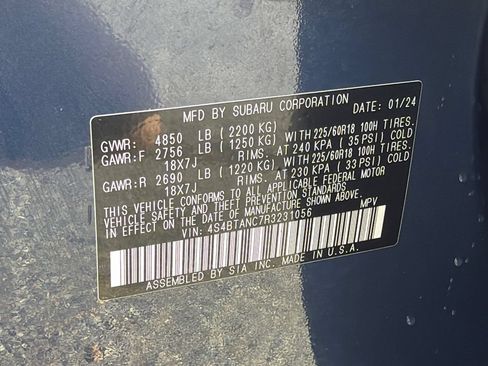 Certified 2024 Subaru Outback Limited AWD/4WD image 32
